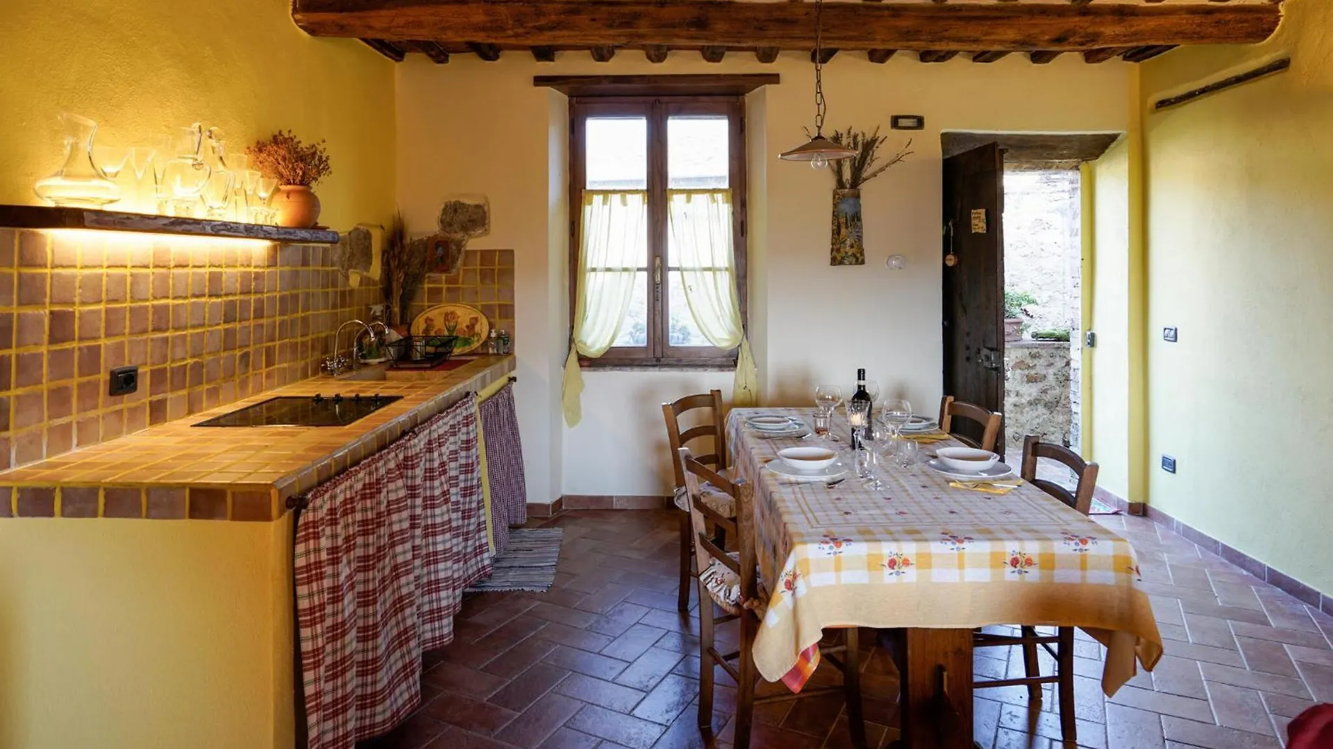 Nice Apartment In Monticiano With House A Panoramic View Italy
